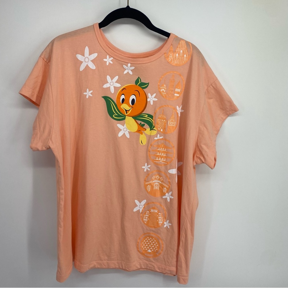 Disney Flower and Garden Festival Orange Bird T-shirt Size XXL
